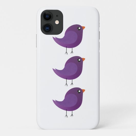 Kinder niedliche Birke Case-Mate iPhone Hülle (Rückseite)