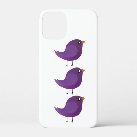 Kinder niedliche Birke Case-Mate iPhone Hülle (Rückseite)