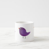 Kinder niedliche Birke Espressotasse (Vorderseite)