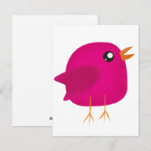 Kinder niedliche Birke Feiertagskarte (Vorne/Hinten)