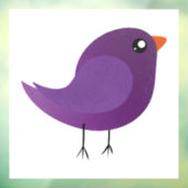 Kinder niedliche Birke Fensteraufkleber (Blatt 3)