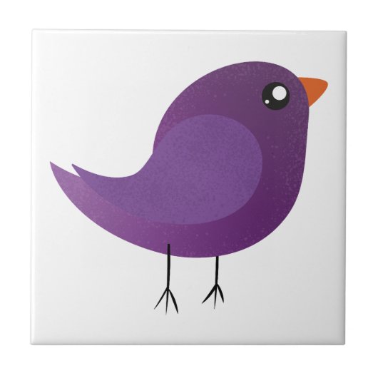 Kinder niedliche Birke Fliese (Vorderseite)