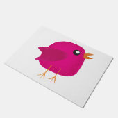 Kinder niedliche Birke Fußmatte (Schrägansicht)