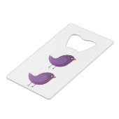 Kinder niedliche Birke Geldbeutel Flaschenöffner (Rückseite Schrägansicht)