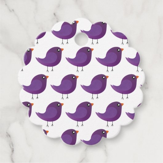 Kinder niedliche Birke Geschenkanhänger (Vorderseite)