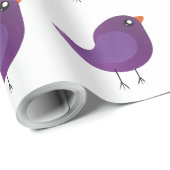 Kinder niedliche Birke Geschenkpapier (Rolleneckpunkt)