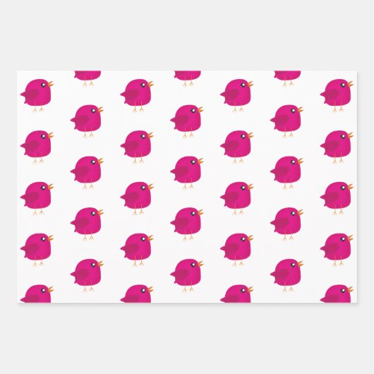 Kinder niedliche Birke Geschenkpapier Set (Vorderseite)