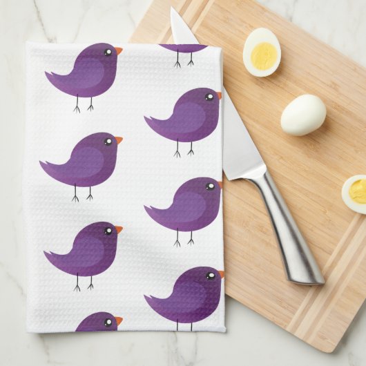 Kinder niedliche Birke Geschirrtuch (Viertel Falte)