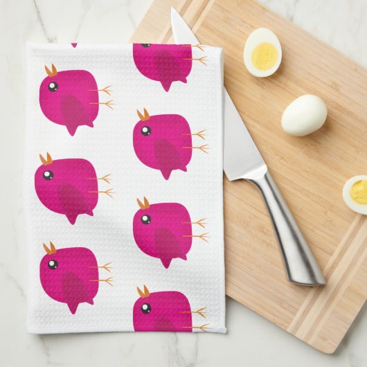 Kinder niedliche Birke Geschirrtuch (Viertel Falte)