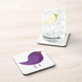 Kinder niedliche Birke Getränkeuntersetzer (Rechte Seite)