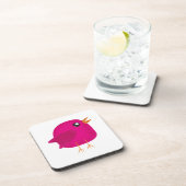 Kinder niedliche Birke Getränkeuntersetzer (Rechte Seite)