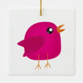 Kinder niedliche Birke Keramikornament (Rückseite)