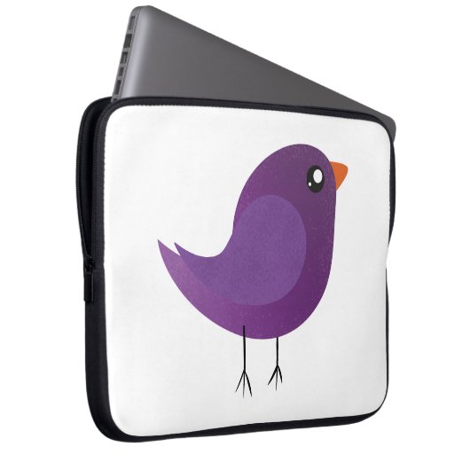 Kinder niedliche Birke Laptopschutzhülle (Vorne Rechts)