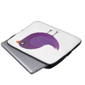 Kinder niedliche Birke Laptopschutzhülle (Vorne Knopf)