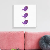 Kinder niedliche Birke Leinwanddruck (Insitu (Wohnzimmer))