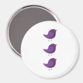 Kinder niedliche Birke Magnet (Vorderseite/Rückseite)
