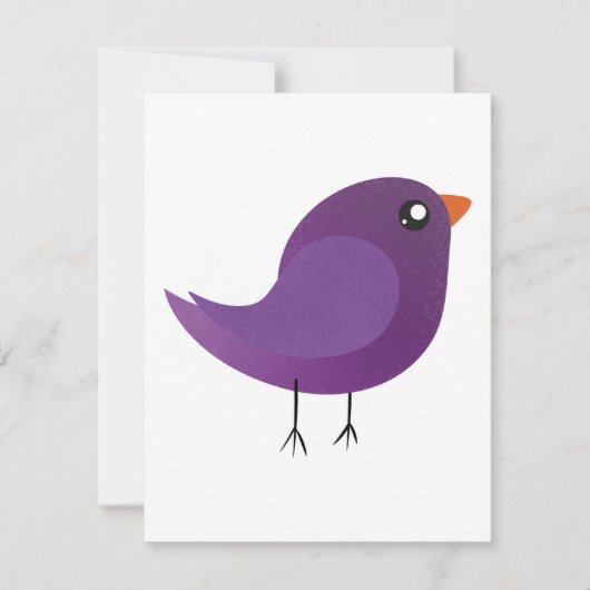 Kinder niedliche Birke Mitteilungskarte (Vorderseite)