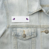 Kinder niedliche Birke Namensschild (Beispiel)