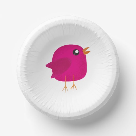 Kinder niedliche Birke Pappteller (Vorderseite)