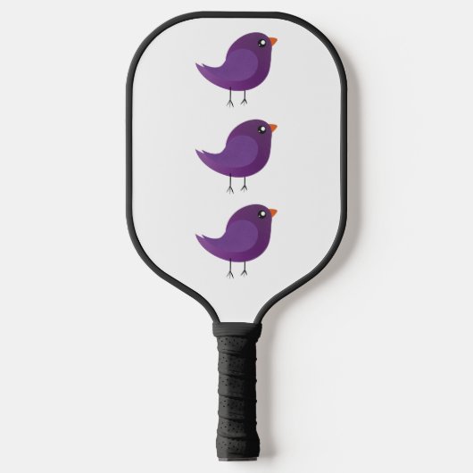 Kinder niedliche Birke Pickleball Schläger (Vorderseite)