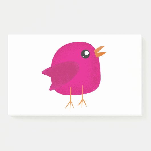 Kinder niedliche Birke Post-it Klebezettel (Vorderseite)