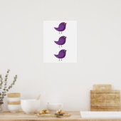 Kinder niedliche Birke Poster (Küche)