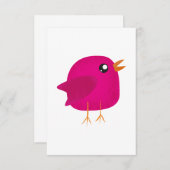 Kinder niedliche Birke RSVP Karte (Vorne/Hinten)