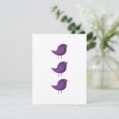 Kinder niedliche Birke RSVP Karte (Stehend Vorderseite)