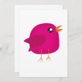 Kinder niedliche Birke Save The Date (Vorne/Hinten)