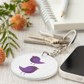 Kinder niedliche Birke Schlüsselanhänger (Vorderseite rechts)