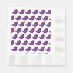 Kinder niedliche Birke Serviette