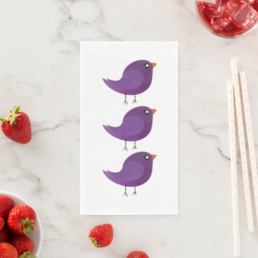 Kinder niedliche Birke Serviette (Beispiel)