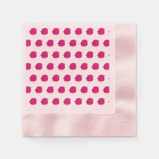 Kinder niedliche Birke Serviette (Vorderseite)