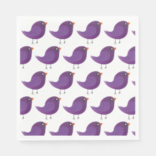 Kinder niedliche Birke Serviette
