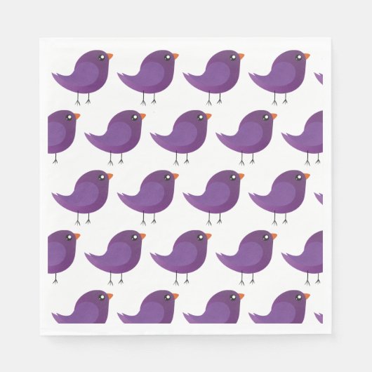 Kinder niedliche Birke Serviette (Vorderseite)