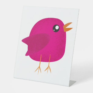 Kinder niedliche Birke Sockelschild