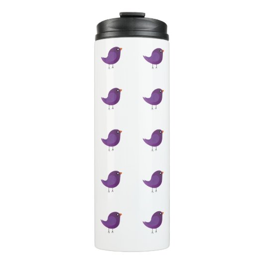 Kinder niedliche Birke Thermosbecher (Vorderseite)