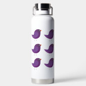 Kinder niedliche Birke Trinkflasche (Rückseite)