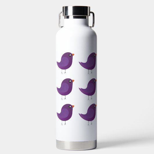 Kinder niedliche Birke Trinkflasche (Vorderseite)
