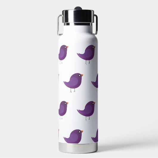 Kinder niedliche Birke Trinkflasche (Vorderseite)