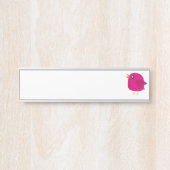 Kinder niedliche Birke Türschild (Vorderseite )