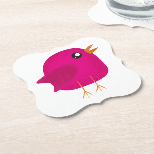 Kinder niedliche Birke Untersetzer (angewinkelt)