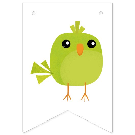 Kinder niedliche Birke Wimpelkette (Dritte Fahne)