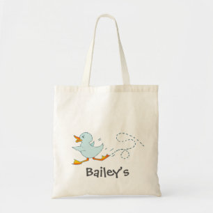 Kinder niedliche Entenbibliothek oder Strandtasche Tragetasche