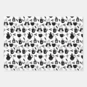 Kinder Niedliche Erwärmung Tee Kakao Heiße Schokol Geschenkpapier Set (Vorderseite)