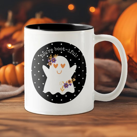 Kinder Niedliche Halloween Ghost Zweifarbige Tasse