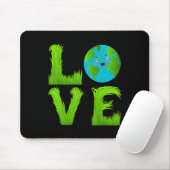 Kinder Niedliche Liebe Welterdtag Grüner Planet Gr Mousepad (Mit Mouse)