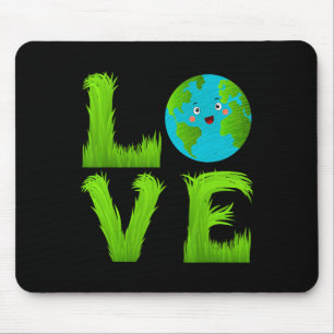 Kinder Niedliche Liebe Welterdtag Grüner Planet Gr Mousepad