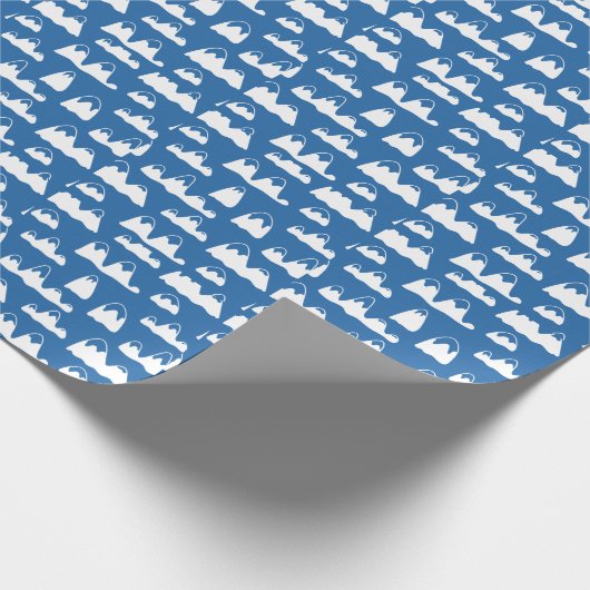 Kinder Niedliche schneebedeckte Berge Berge Weiß B Geschenkpapier (Ecke)