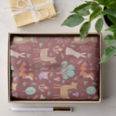 Kinder Niedliche Tiere Rotwild Bärenforelle Seidenpapier (Geschenk)